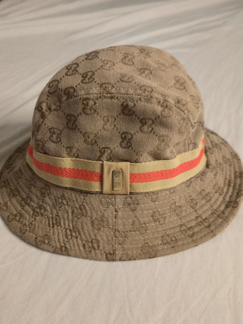 GUCCI Sherry Line GG Canvas Bucket Hat Polyester Made in Italy Authentic japan